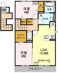 匠乃館Dの物件間取画像